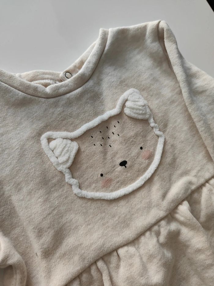Robe hiver chaude chat Kiabi 24 mois - photo numéro 2