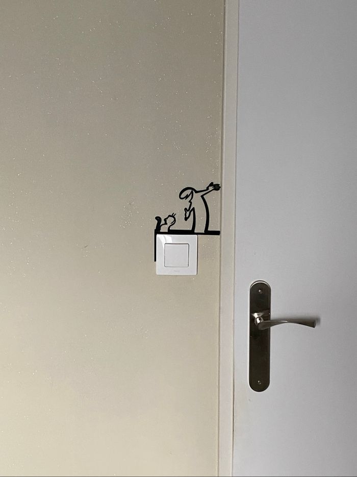 Décoration d’interrupteur la Linea en impression 3D - photo numéro 2