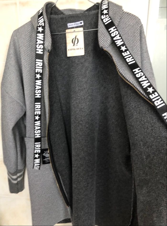 Manteau Sportwear gris - Olivia Moda - photo numéro 5