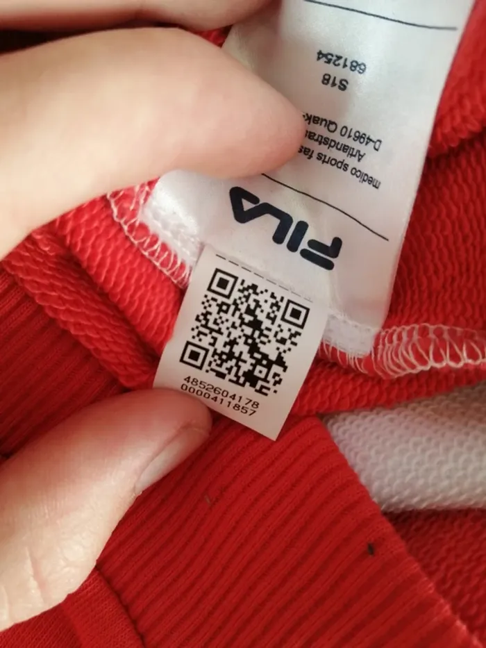 Sweat tricolor mixte avec logo sur les manches authentique / fila / (S) - photo numéro 11