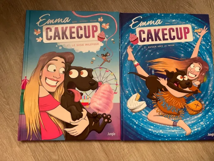 Lot de 2 BD Emma Cakecup