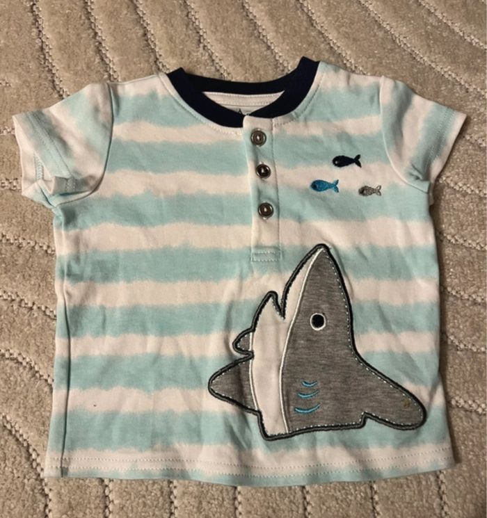 Lot : barboteuse et t-shirt MC Requin - photo numéro 3