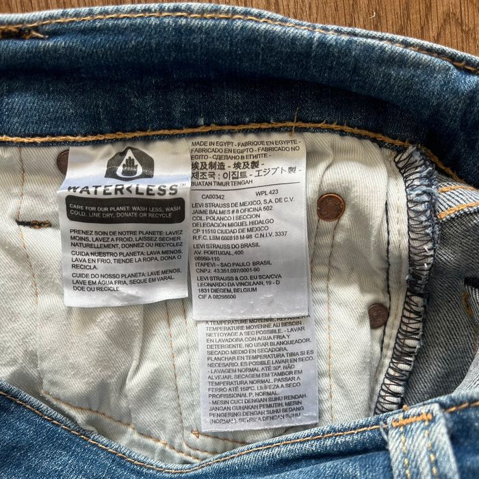 Jean/pantalon bleu délavé 519 Slim pour homme, taille : W 30 L 34 (40 taille française) - photo numéro 9