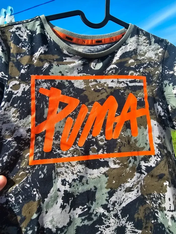 2 Tee-shirt garçon 12 ans puma + 1 gratuit - photo numéro 3