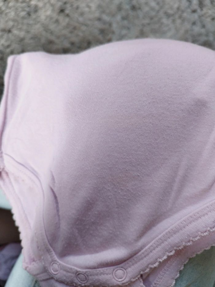 Lot de 4 body manches courtes bébé fille été 6 mois - photo numéro 6