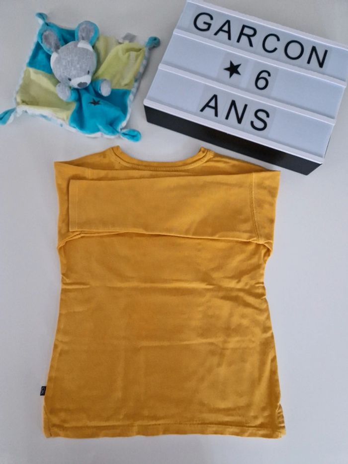 Tee-shirt jaune 6ans - photo numéro 3