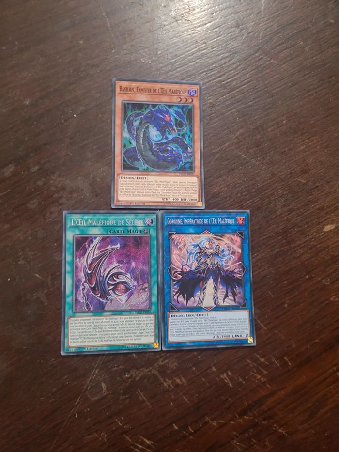 3 cartes yu-gi-oh
