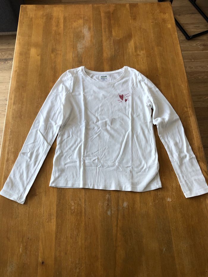 Tee Shirt manche longue blanc