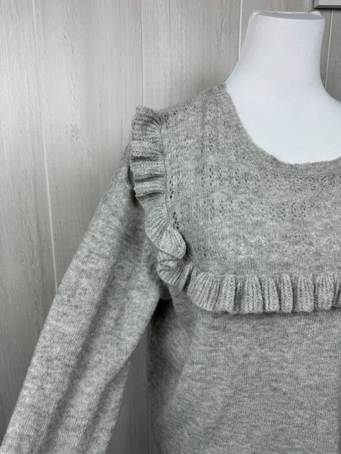Pull hiver avec froufrou femme taille L - photo numéro 2