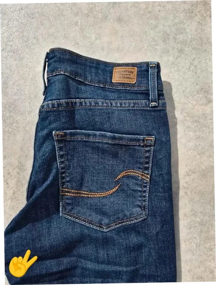 Jeans Levi's signature W26|FR36  coupe skinny bleu marine Femme-Women pan355 - photo numéro 2