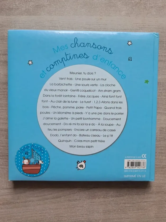 Livre mes chansons et comptines d'enfance - photo numéro 2