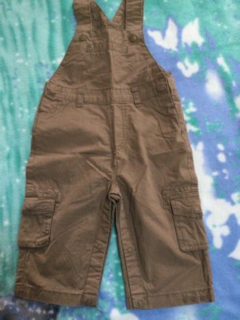 pantalon salopette  6 mois neuf marron