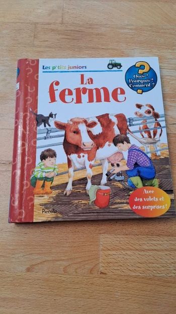 Livre les p'tits juniors la ferme