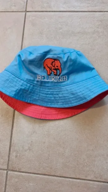 Bob delirium bleu/rose fushia réversible
