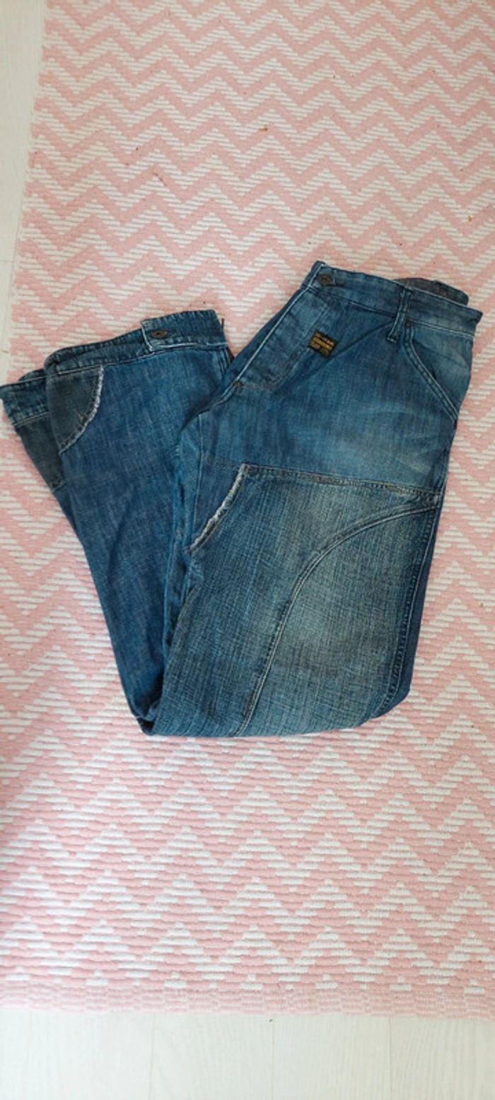 Jean vintage G-Star raw denim Concept Elwood W36 L36 - photo numéro 5