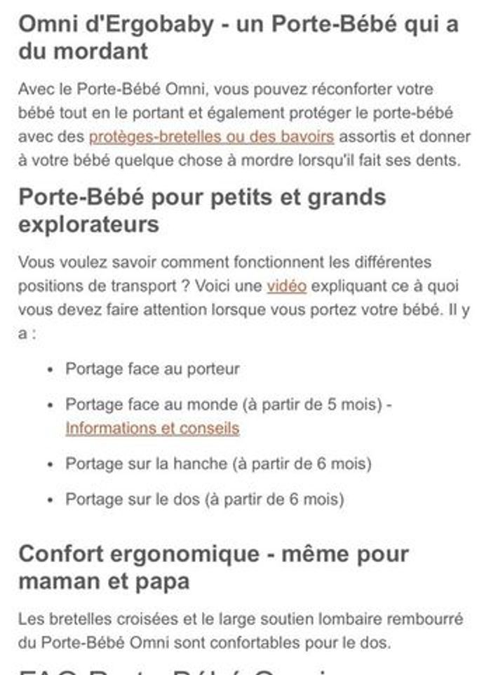 Porte bébé Omni Ergobaby 360 édition limitée - photo numéro 4