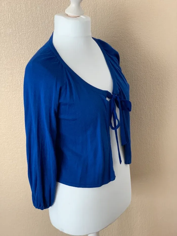 cardigan bleu L-XL - photo numéro 4