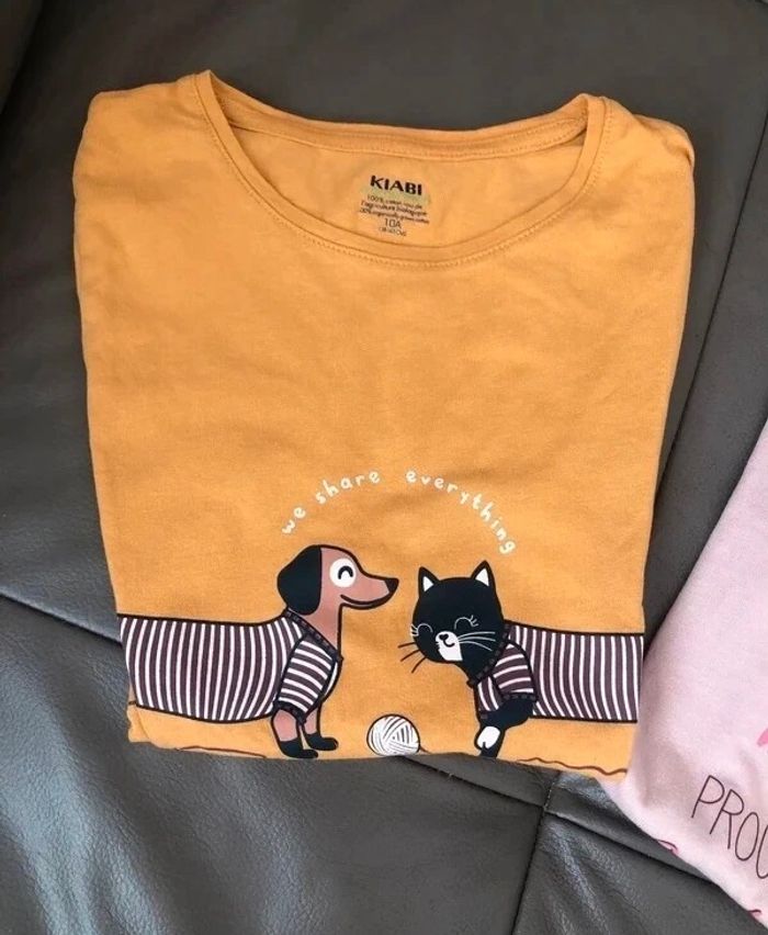 Lot 2 Tee-shirts Kiabi - photo numéro 9