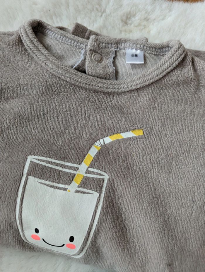 Lot de 3 pyjamas polaires 6 mois - photo numéro 3