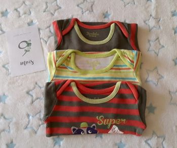 Lot 3 bodies manches longues Kimbaloo 9M