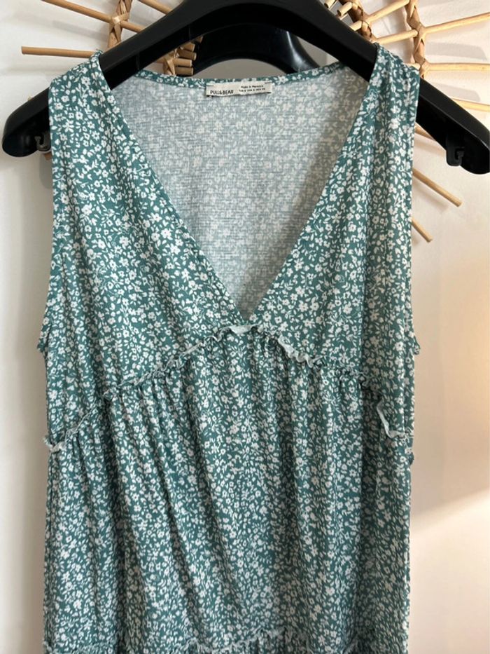 Robe longue à fleurs Pull and bear - photo numéro 6