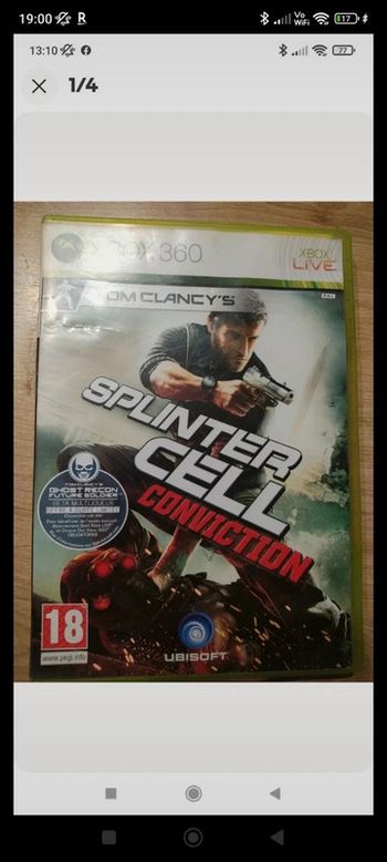 Splinter cell conviction xbox 360