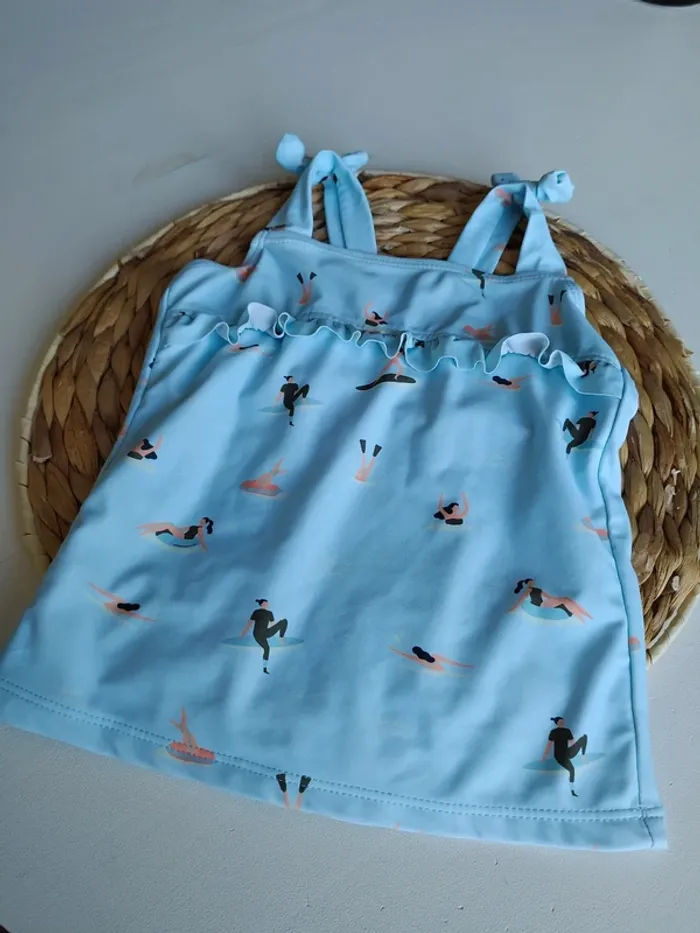 Haut maillot de bain fille