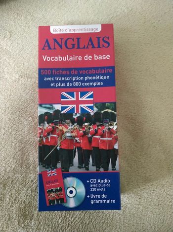 Boite d'apprentissage Anglais