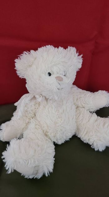 Bukowski Doudou Peluche Ours Blanc Mon Premier Ours