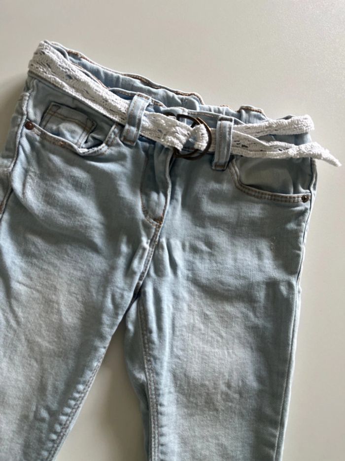 Pantalon jean 3/4 fille 6 ans TAO - photo numéro 2