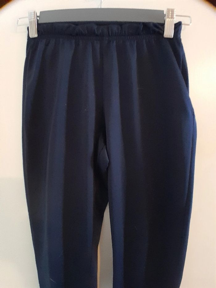 Bas de survêtement, bleu marine, taille 7/9ans - photo numéro 2