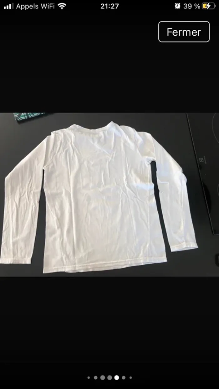 3 T-shirts manches longues 12ans - photo numéro 9