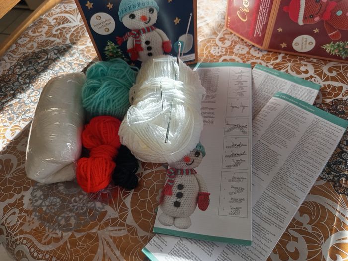 Kit de crochet Bonhomme de neige, D.I.Y. - photo numéro 2