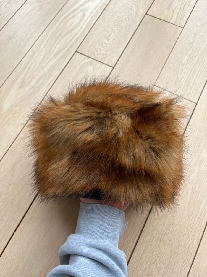 Chapeau hiver fausse fourrure vintage