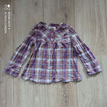Blouse à carreaux 4ans