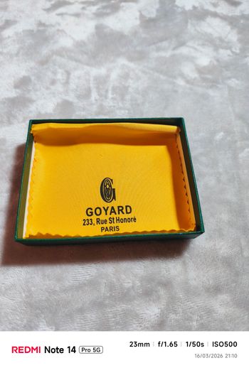 Porte carte goyard vert 