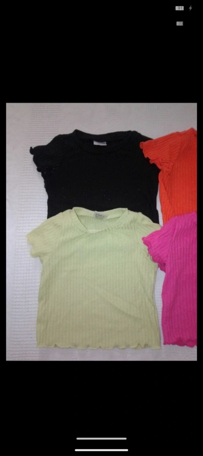 Lot Tee-shirt fille 2 ans - photo numéro 2