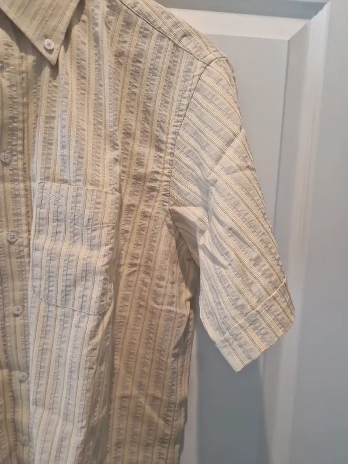 Tres belle chemise vintage année 90 taille l made in France bye chatel - photo numéro 4