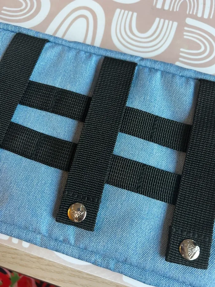 Pochette avant L Cabaïa bleu effet jean - photo numéro 5