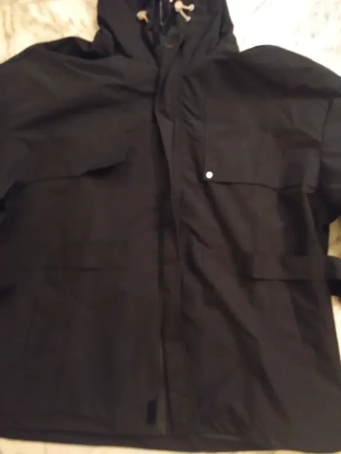 Blouson été homme noir capuche style kawe parka 8xl neuf - photo numéro 2