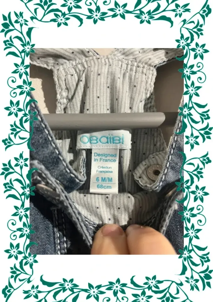 Robe jeans 6 mois - photo numéro 2