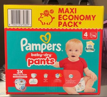 Pampers pants t4