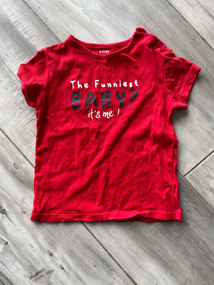 Tee-Shirt garçon T 2 ans Kiabi rouge - photo numéro 2