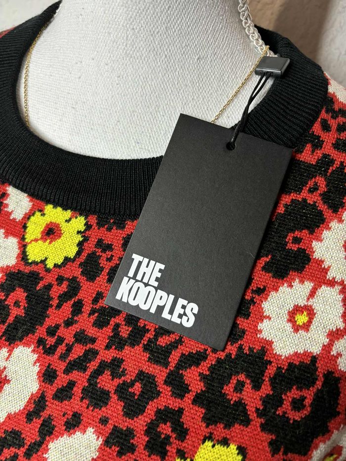 Pull Laine Léopard & Fleurs The Kooples - Neuf avec étiquette - photo numéro 4