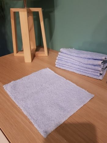 Lot de grandes lingettes lavables