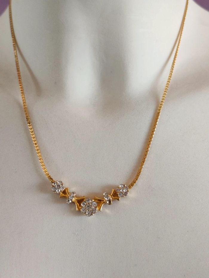 Collier doré vintage - photo numéro 2