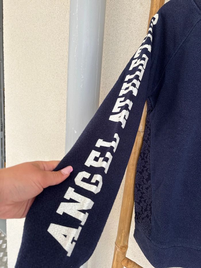 Pull bleu marine Superdry Athletics taille M - photo numéro 4