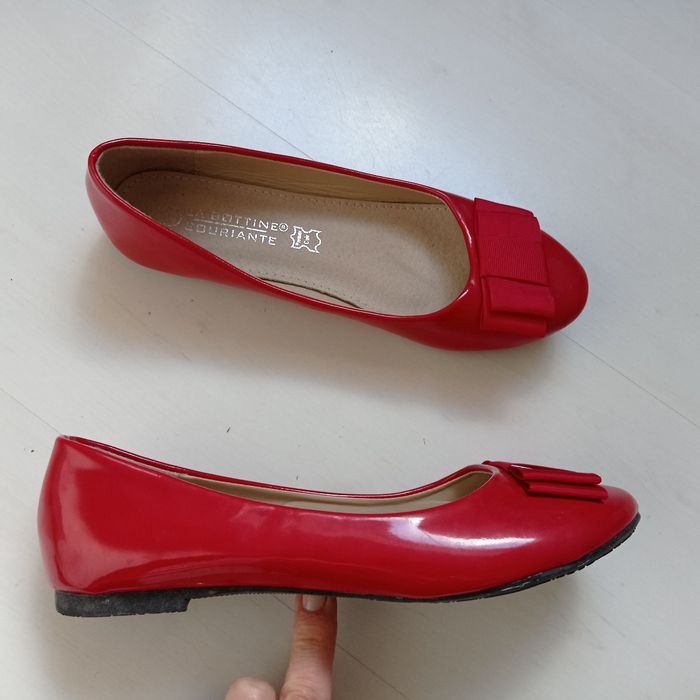Ballerines rouge pointure 37 - photo numéro 6