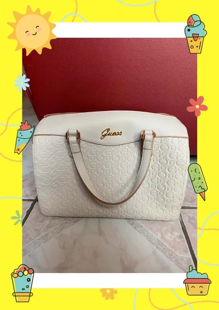 Sac à main Guess crème neuf