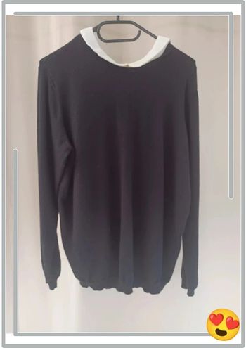 Pull noir col Kiabi XL 46/48